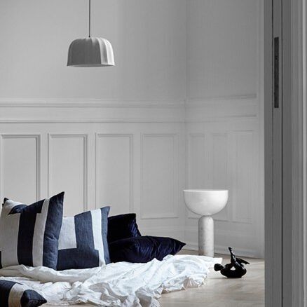 New works - kizu lamp groot wit marmer