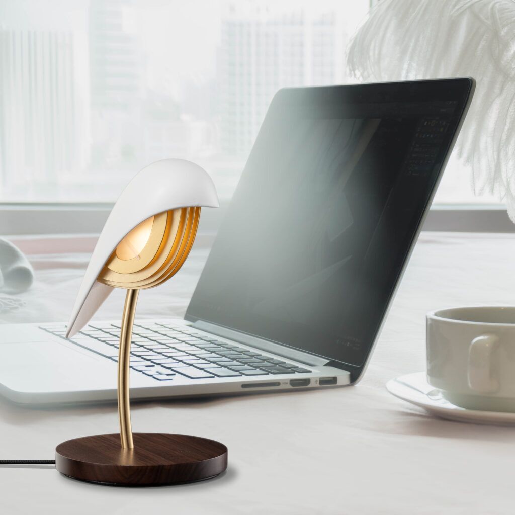 Daqi Concept - bird lamp wit