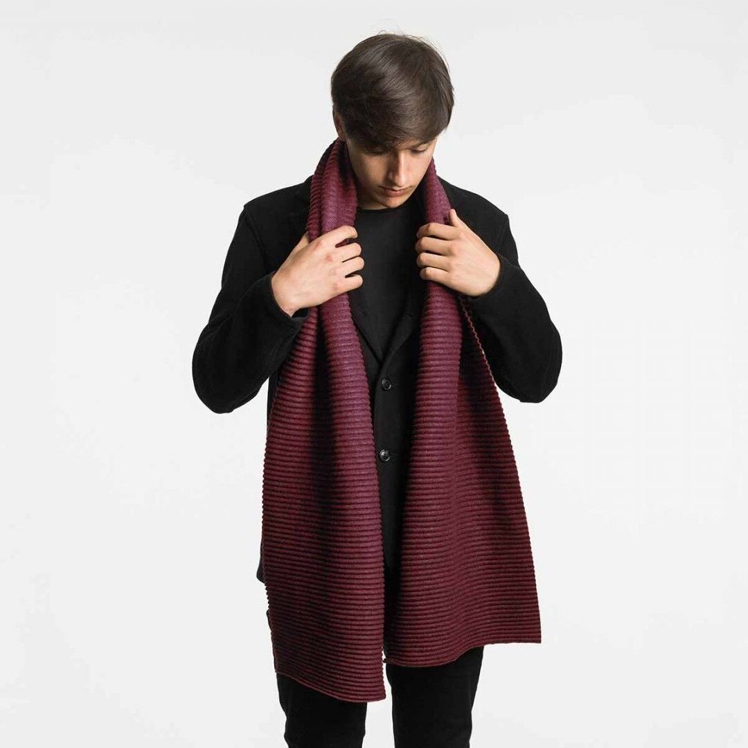 Design House Stockholm - pleece unisex sjaal bordeaux