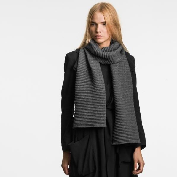 Design House Stockholm - pleece unisex sjaal donkergrijs