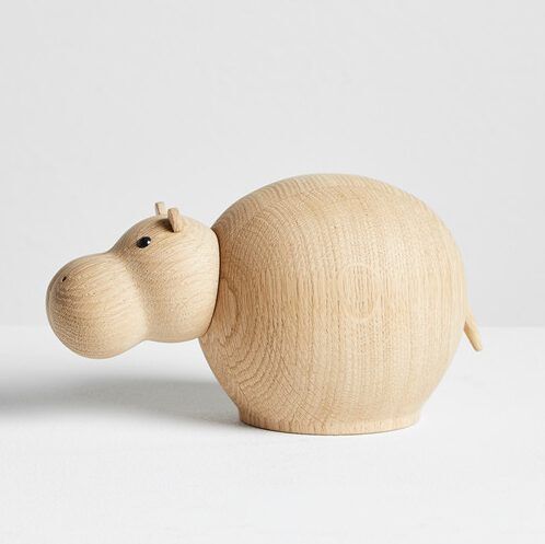 Woud - hibo nijlpaard medium eiken
