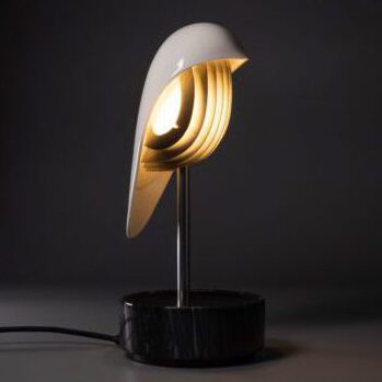 Daqi Concept - chirp wake up light zwart marmer